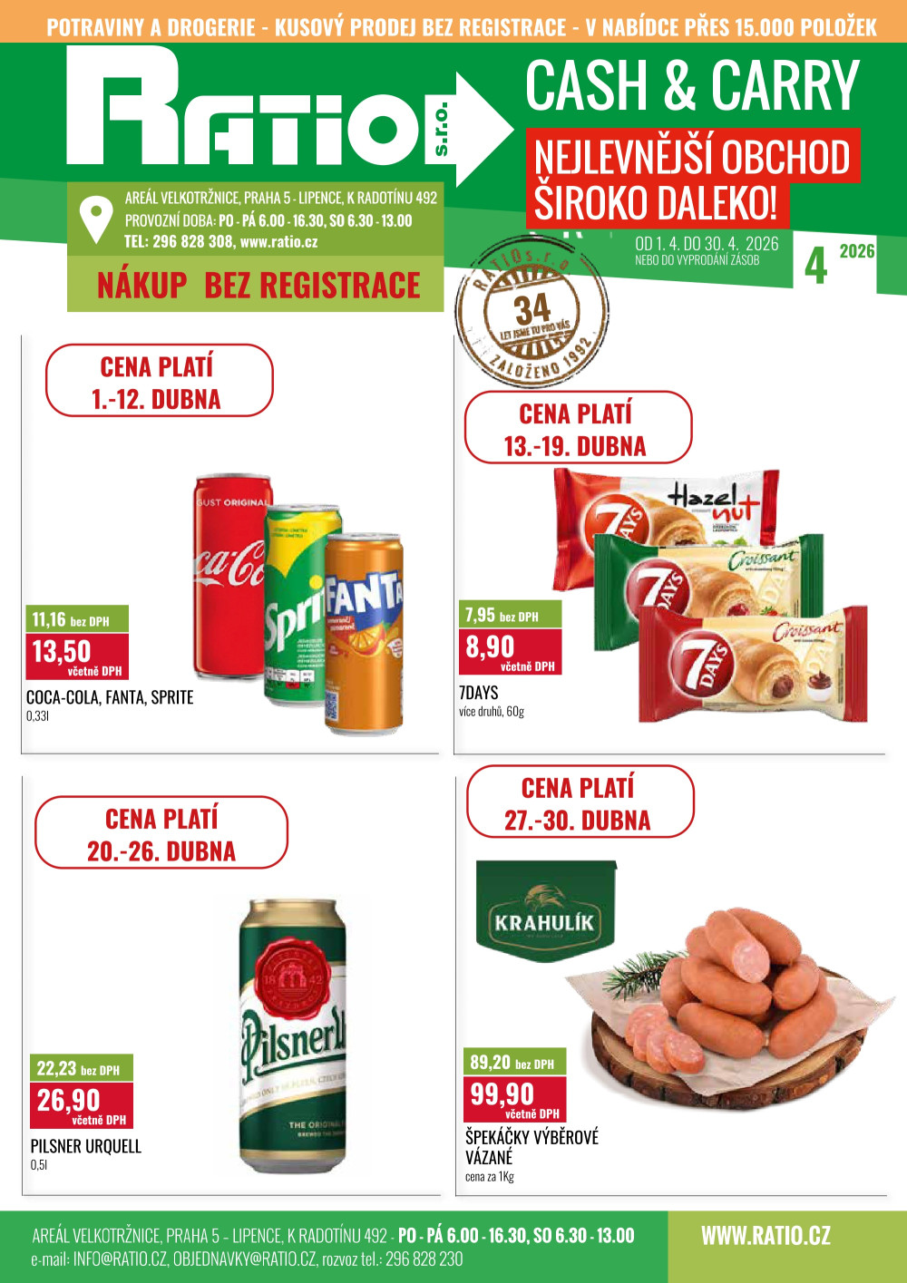 Leták Ratio leták - strana 1