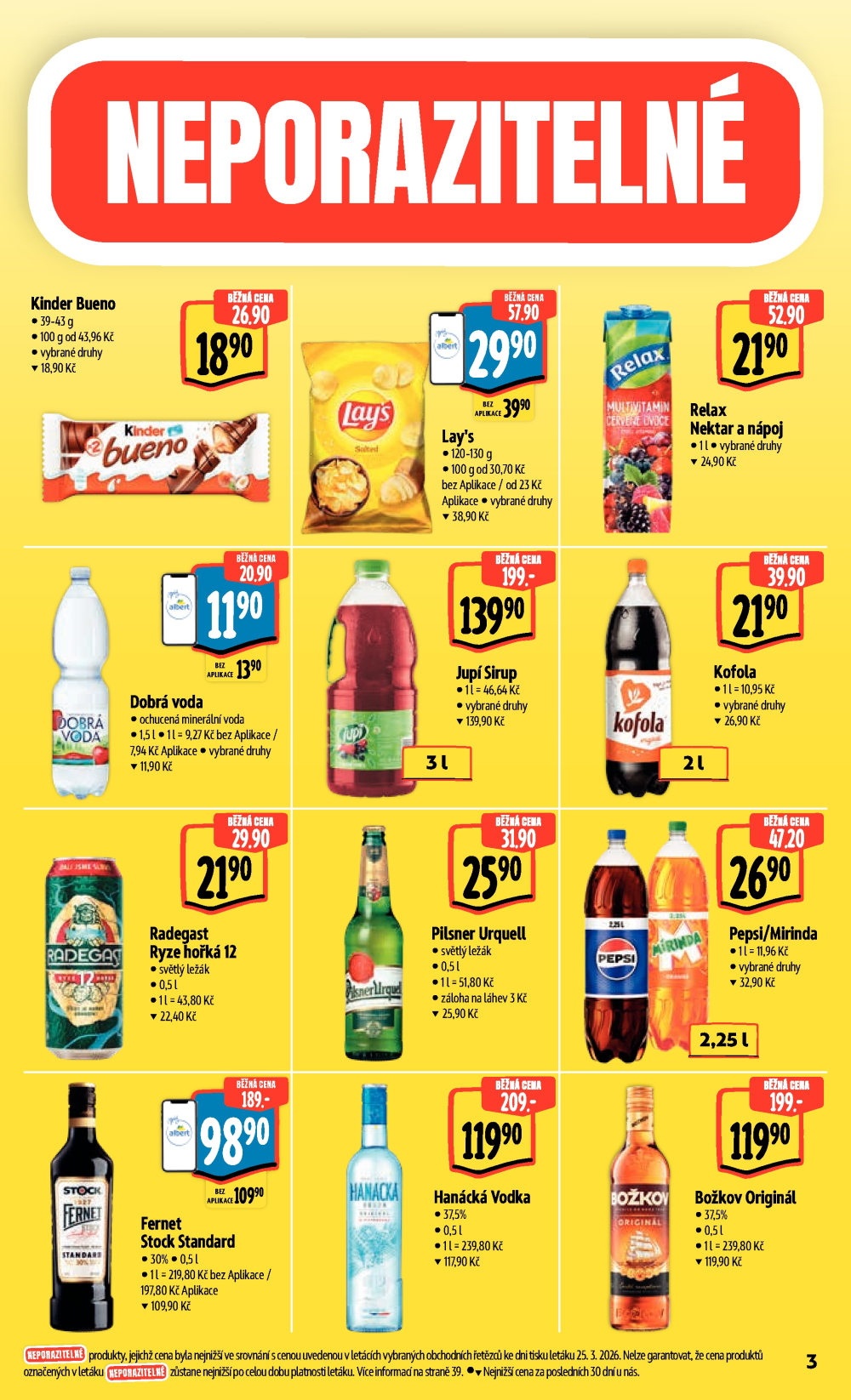 Leták Albert Hypermarket leták - Brno Cejl, Tkalcovská - strana 15