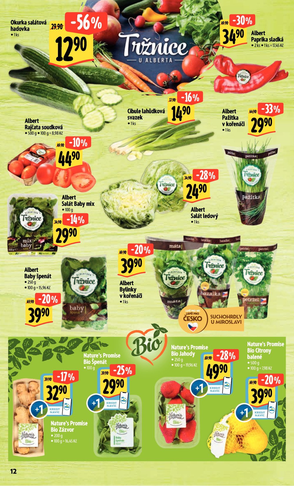 Leták Albert Hypermarket leták - Brno Cejl, Tkalcovská - strana 28