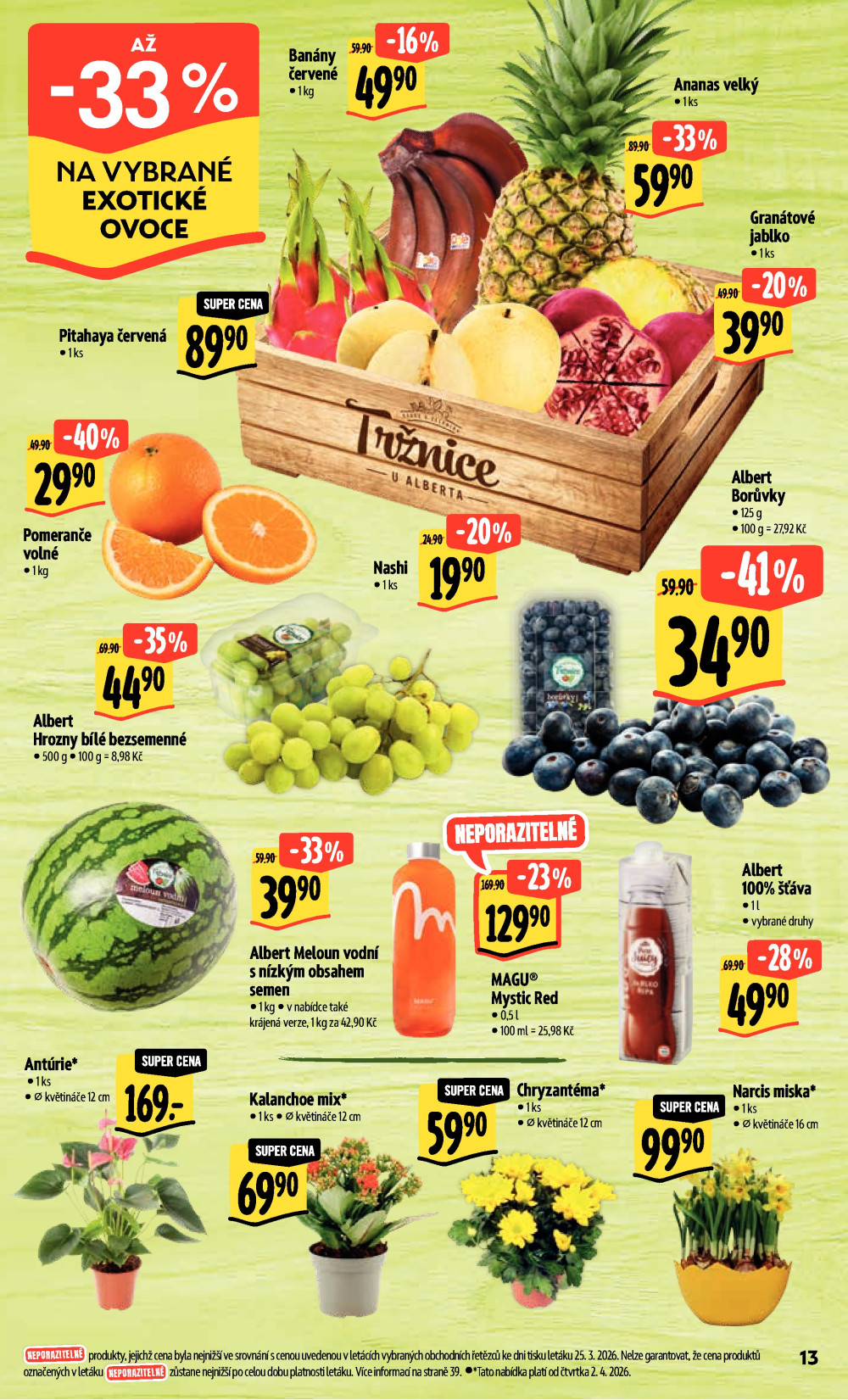 Leták Albert Hypermarket leták - Brno Cejl, Tkalcovská - strana 29