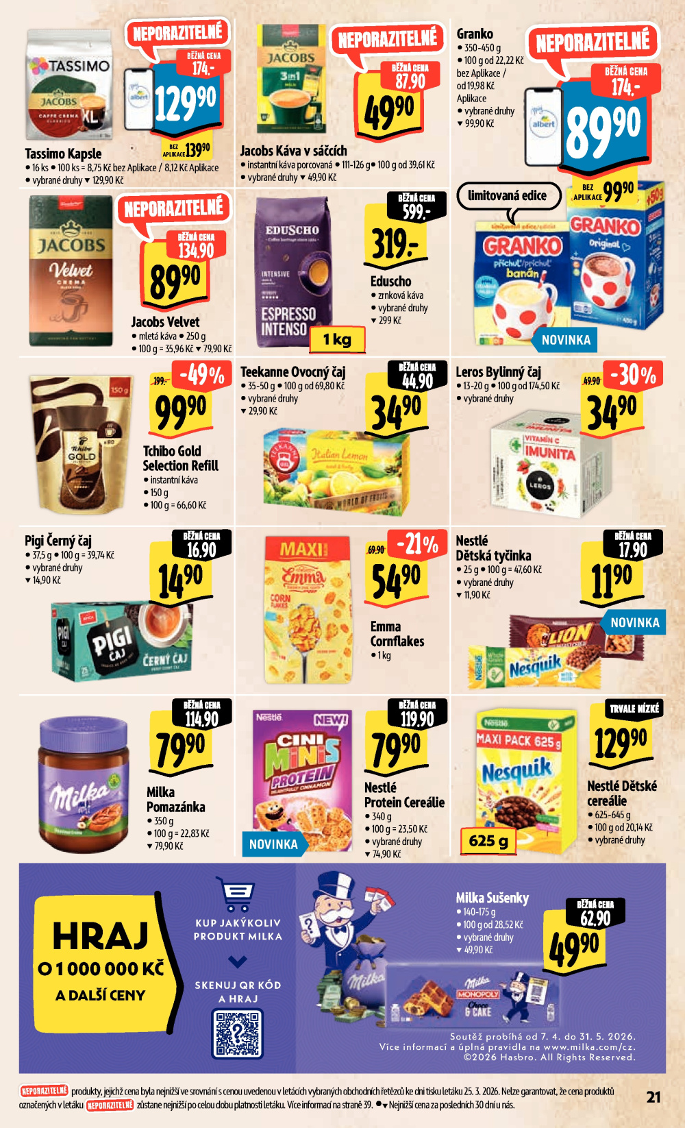 Leták Albert Hypermarket leták - Brno Cejl, Tkalcovská - strana 37