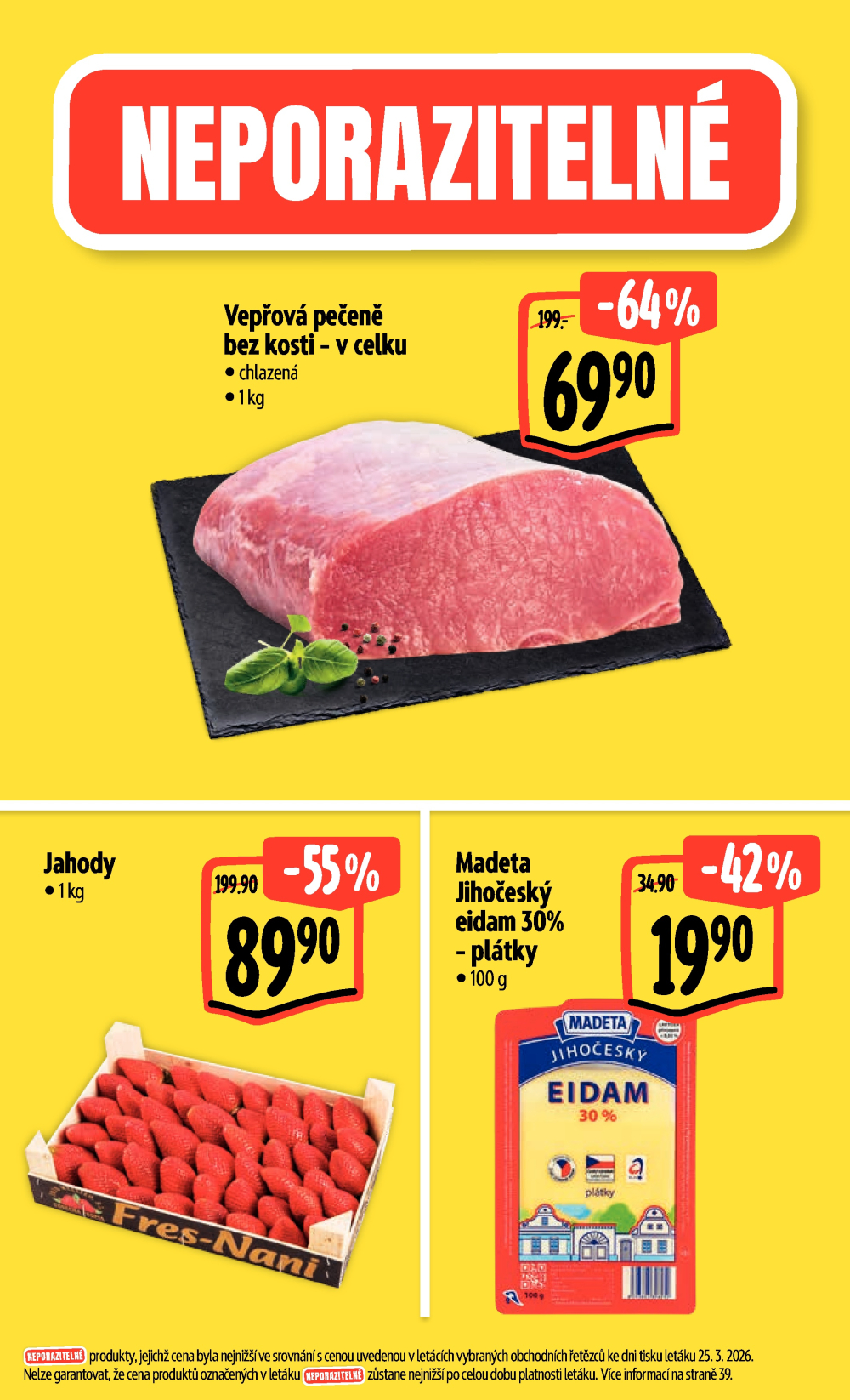 Leták Albert Hypermarket leták - Brno Cejl, Tkalcovská - strana 3