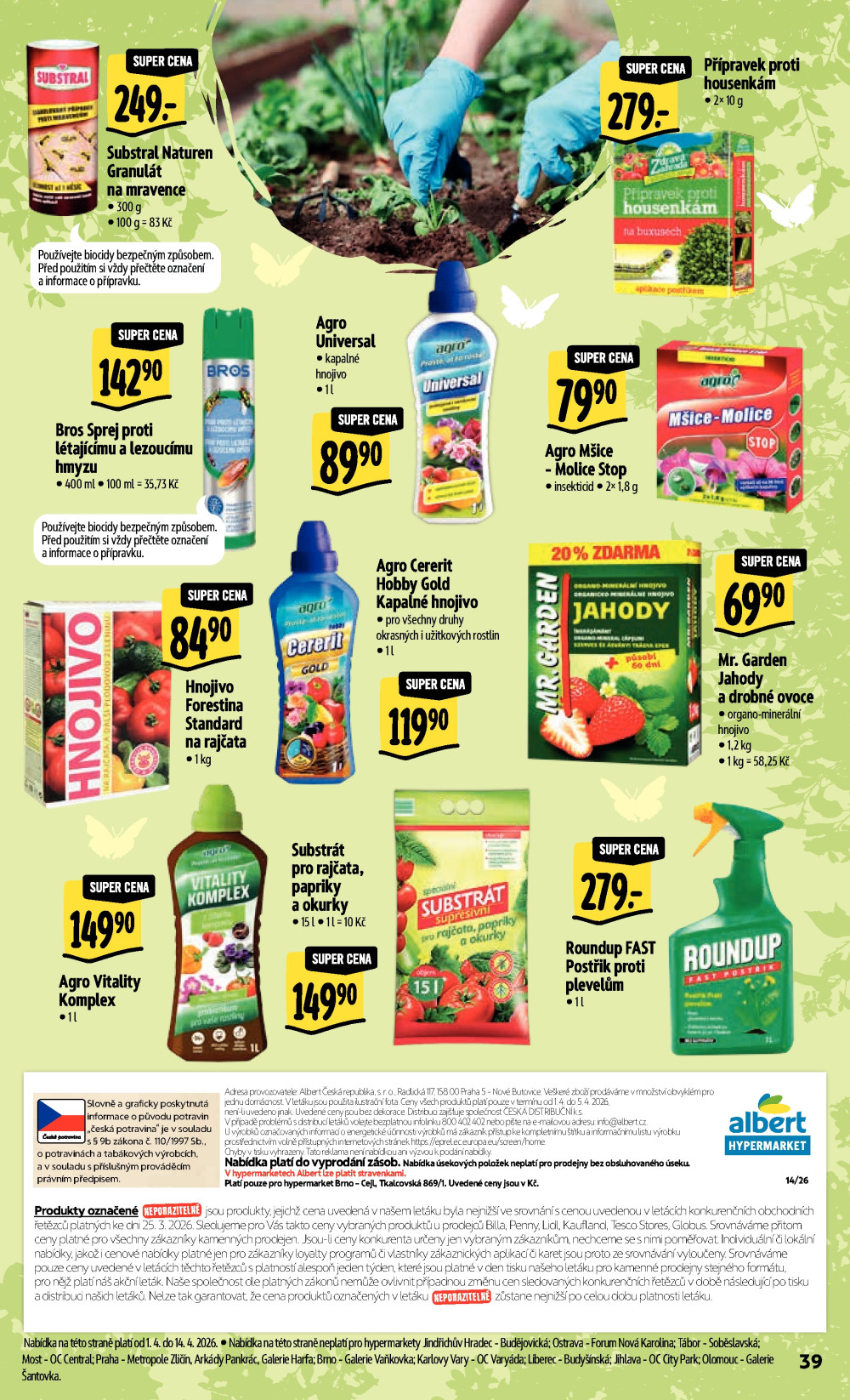 Leták Albert Hypermarket leták - Brno Cejl, Tkalcovská - strana 55