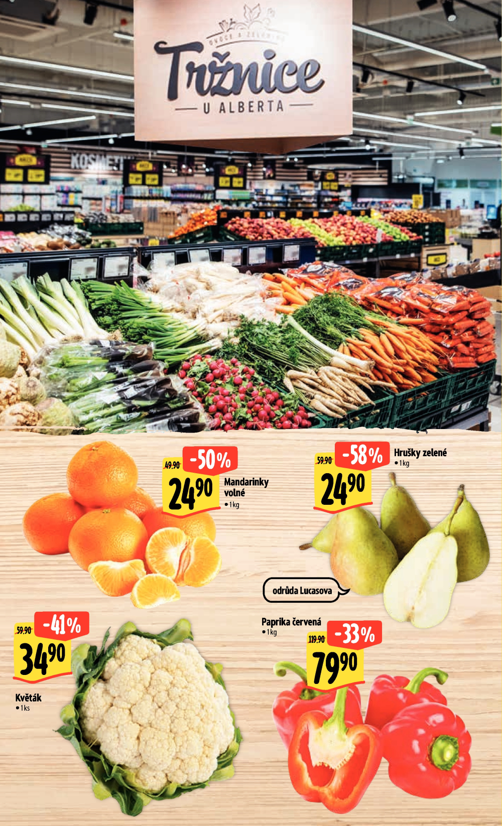 Leták Albert Hypermarket leták - Brno Cejl, Tkalcovská - strana 6