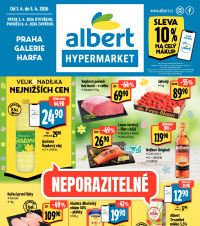 Akční leták Albert Hypermarket  - Praha Galerie Harfa