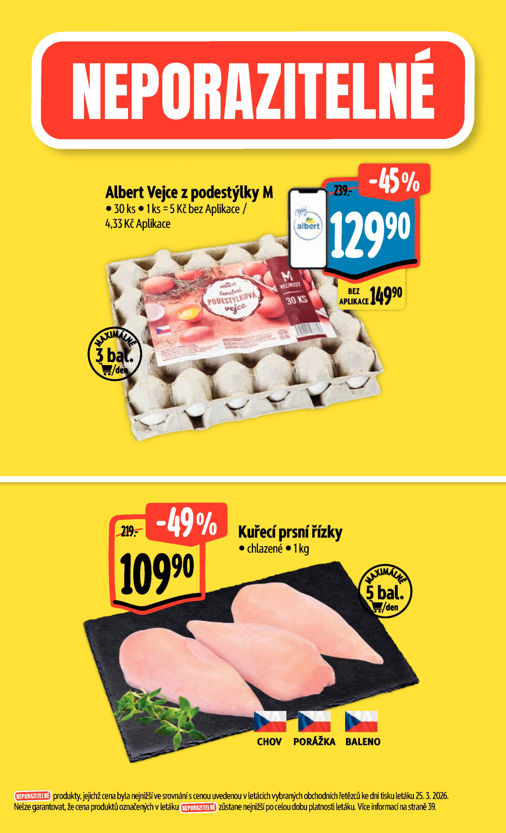 Leták Albert Hypermarket leták - Praha Galerie Harfa - strana 2