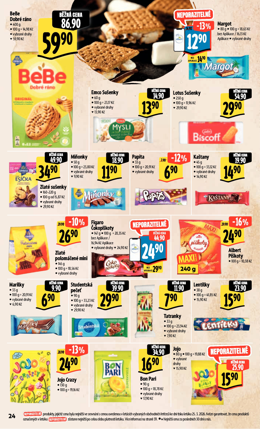 Leták Albert Hypermarket leták - Praha Galerie Harfa - strana 32