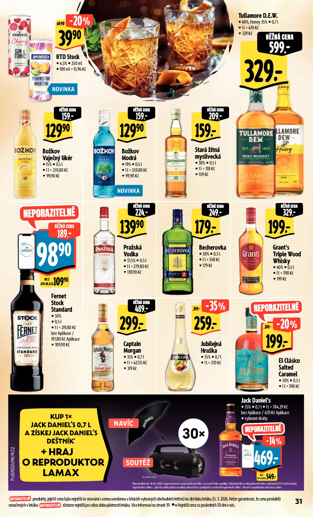 Leták Albert Hypermarket leták - Praha Galerie Harfa - strana 39