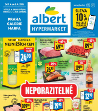 Akční leták Albert Hypermarket  - Praha Galerie Harfa