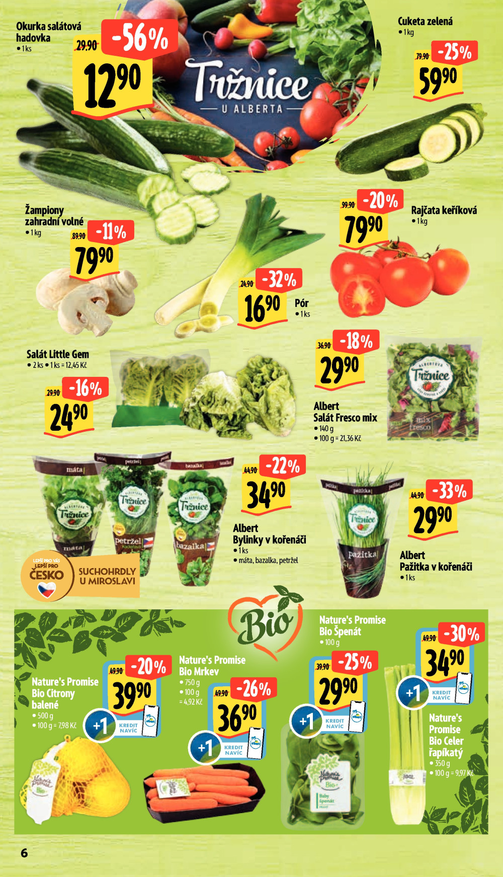 Leták Albert Supermarket leták - Brno, Ečerova - strana 16