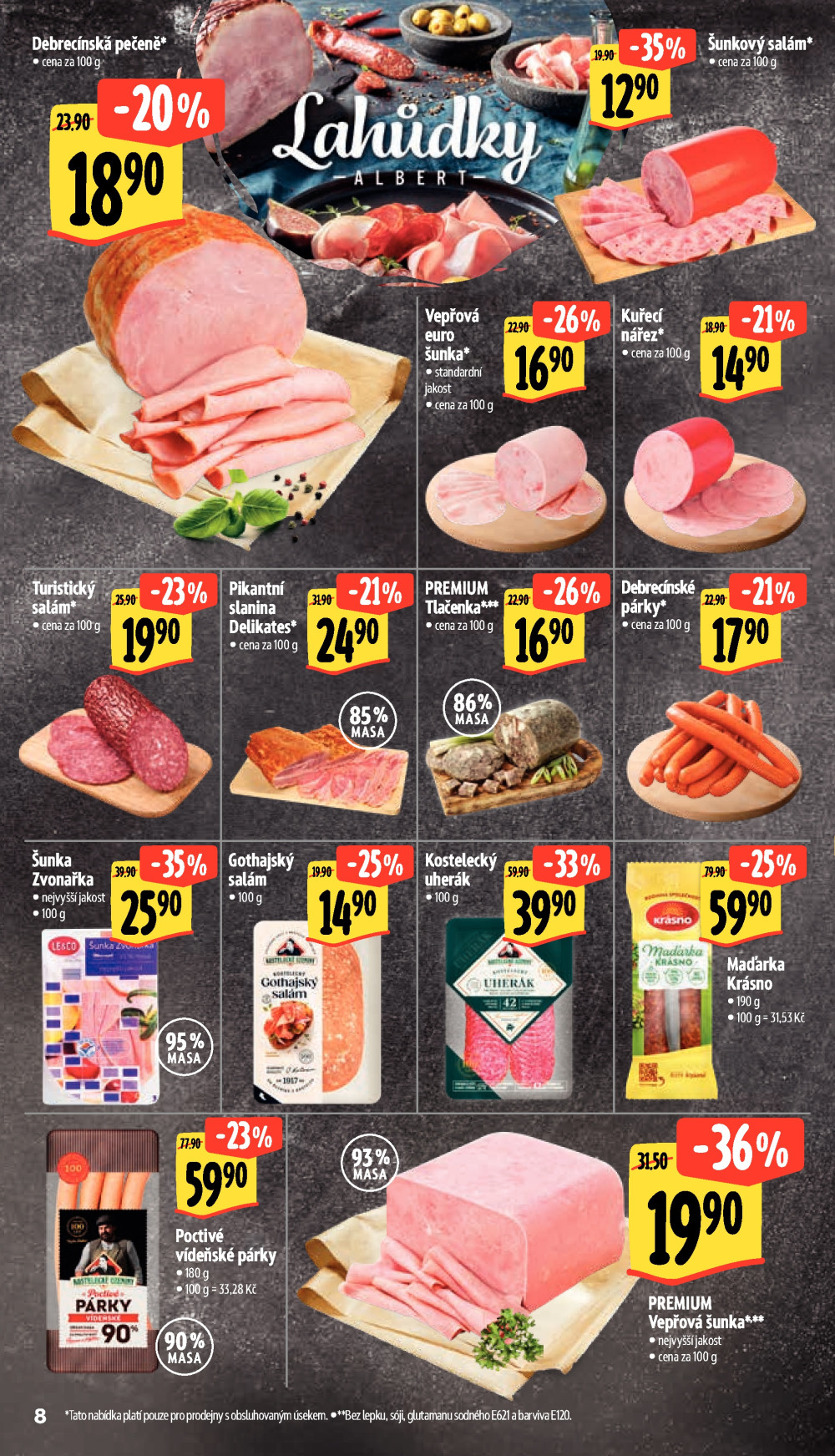 Leták Albert Supermarket leták - Brno, Ečerova - strana 20