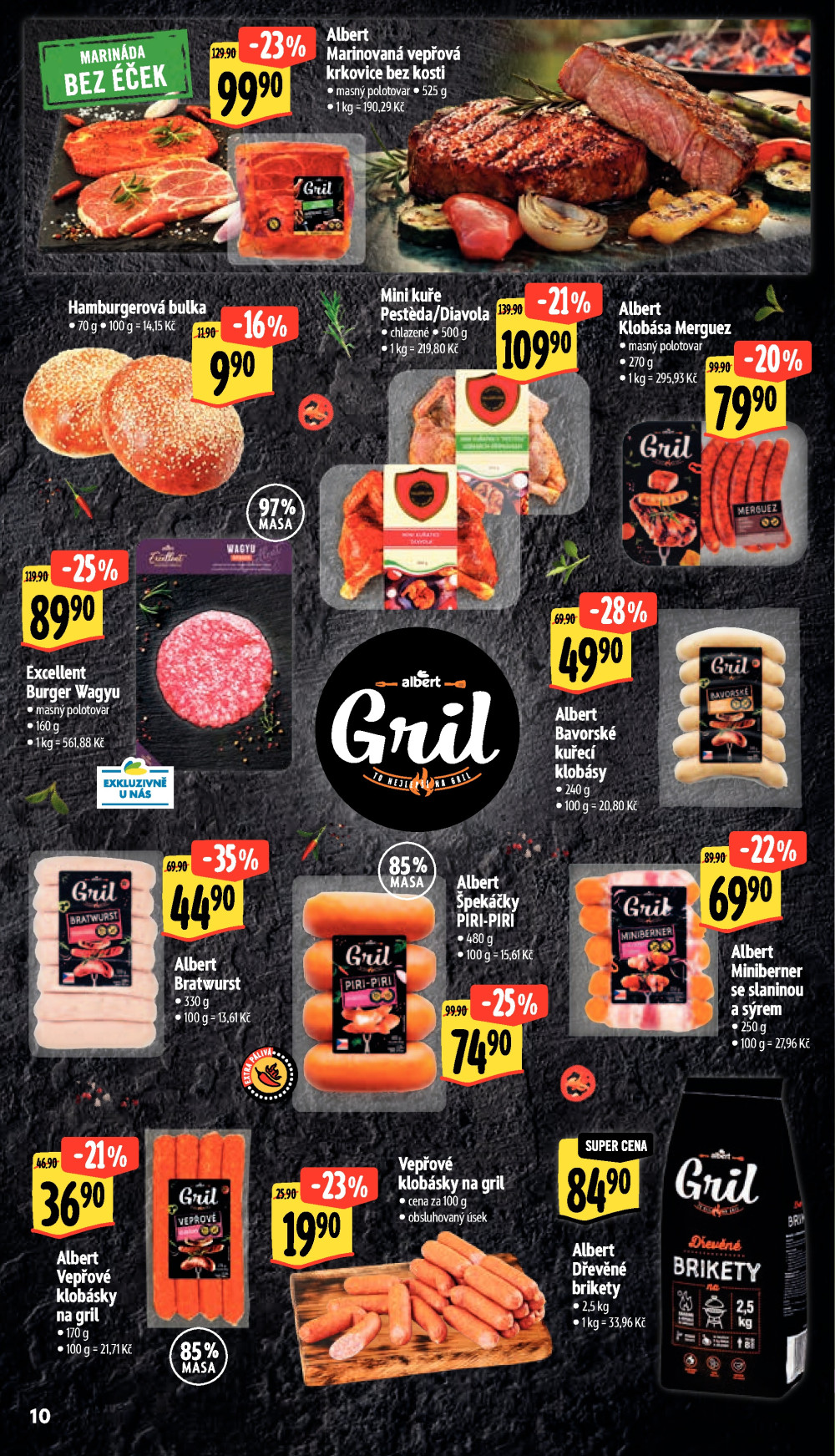Leták Albert Supermarket leták - Brno, Ečerova - strana 22