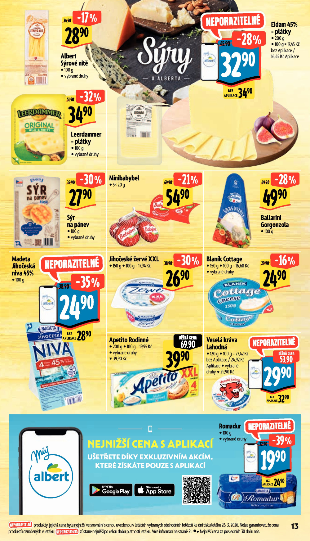 Leták Albert Supermarket leták - Brno, Ečerova - strana 26