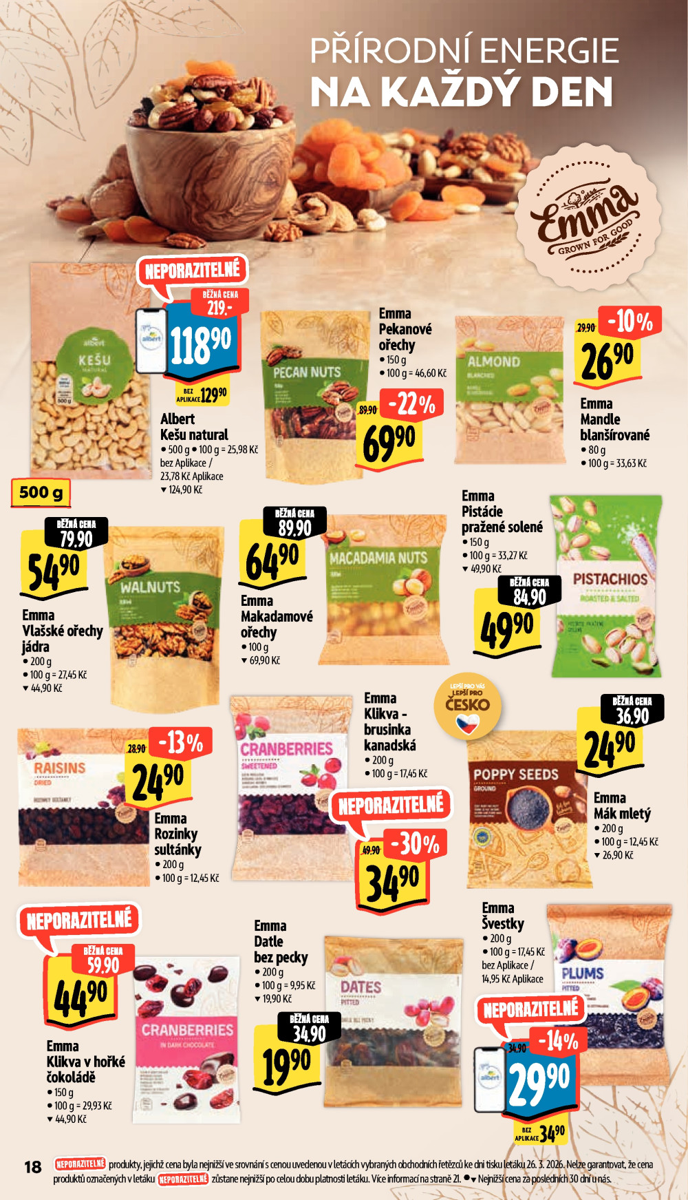 Leták Albert Supermarket leták - Brno, Ečerova - strana 31