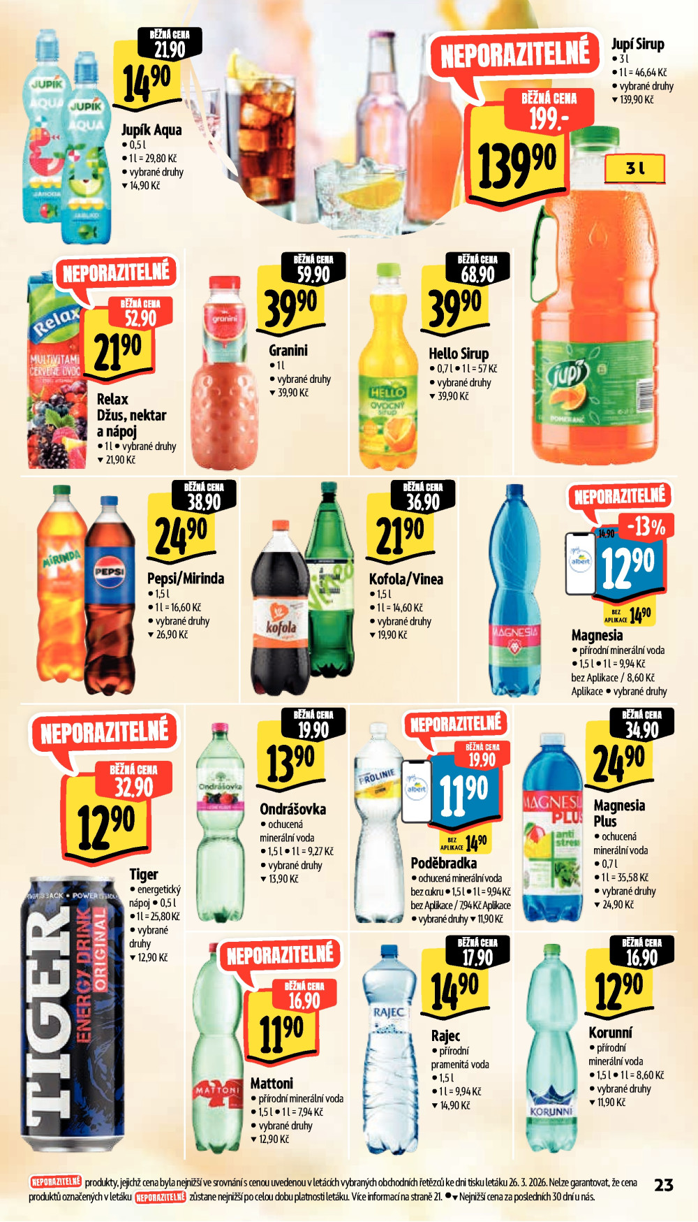 Leták Albert Supermarket leták - Brno, Ečerova - strana 36