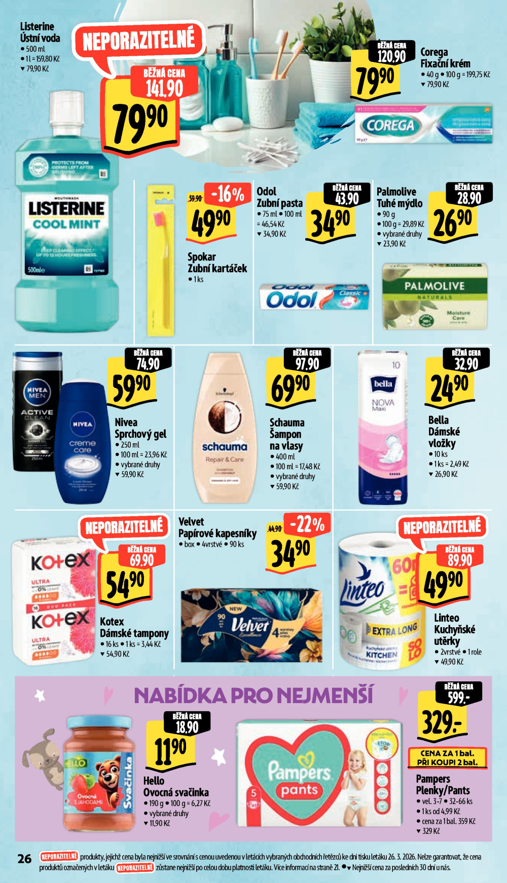 Leták Albert Supermarket leták - Brno, Ečerova - strana 39