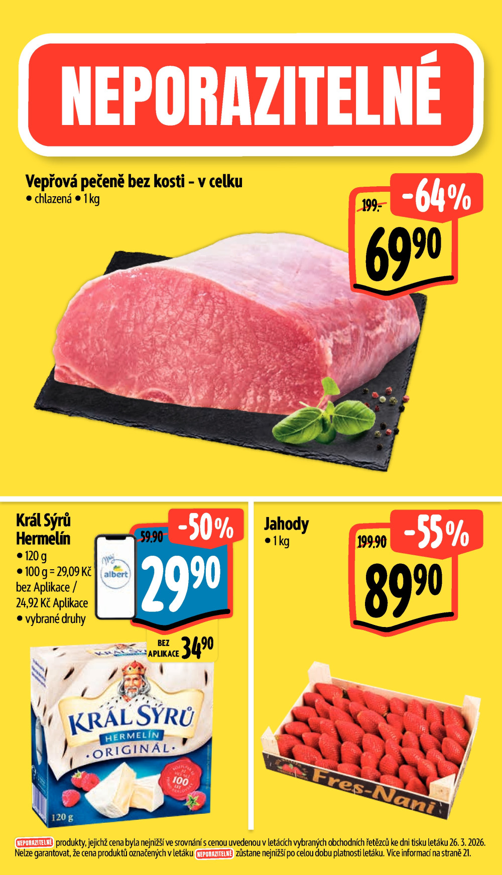 Leták Albert Supermarket leták - Brno, Ečerova - strana 3