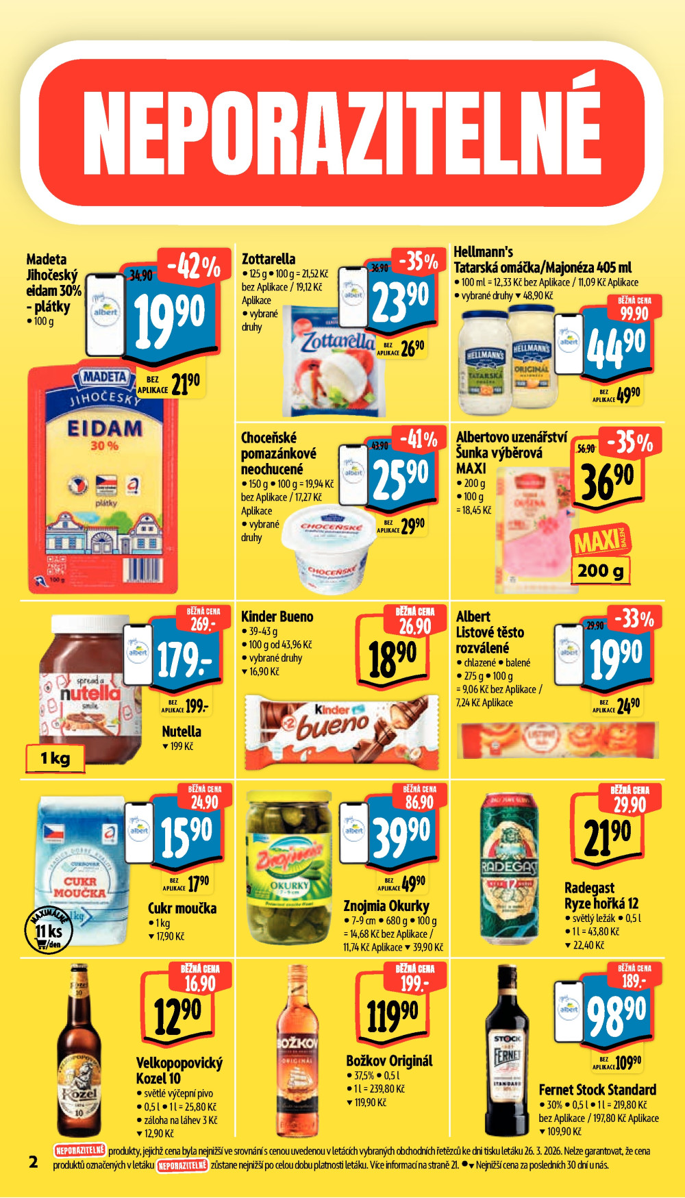 Leták Albert Supermarket leták - Brno, Ečerova - strana 6