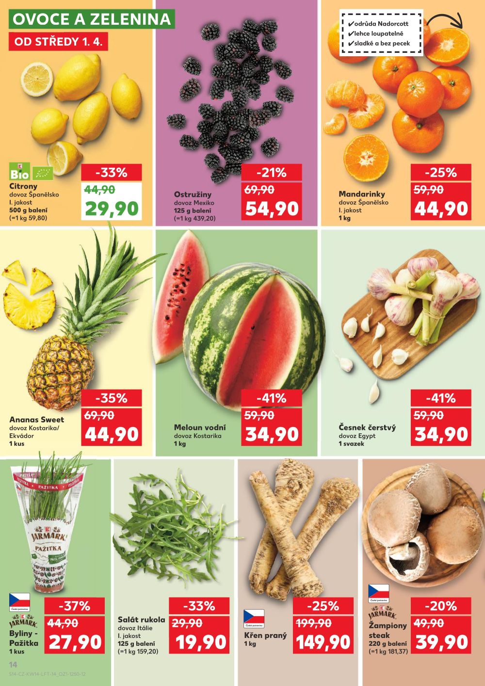 Leták Kaufland leták Cheb - strana 14