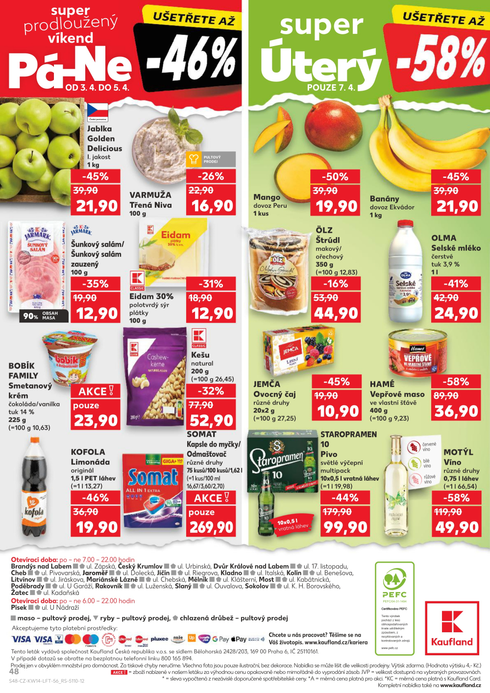 Leták Kaufland leták Cheb - strana 48