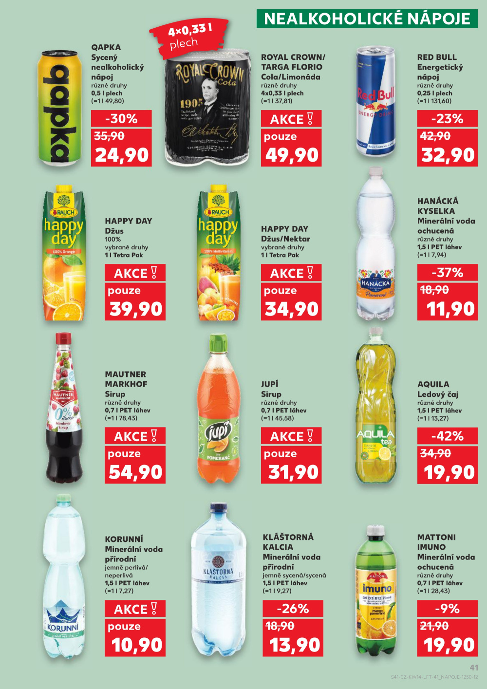 Leták Kaufland leták Třeboň - strana 41
