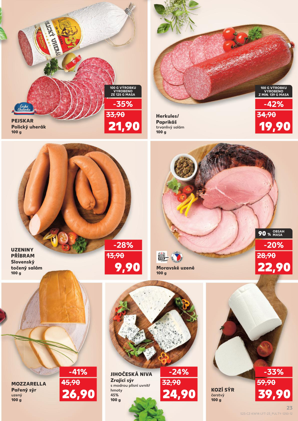 Leták Kaufland leták Zlín - Vršava - strana 23