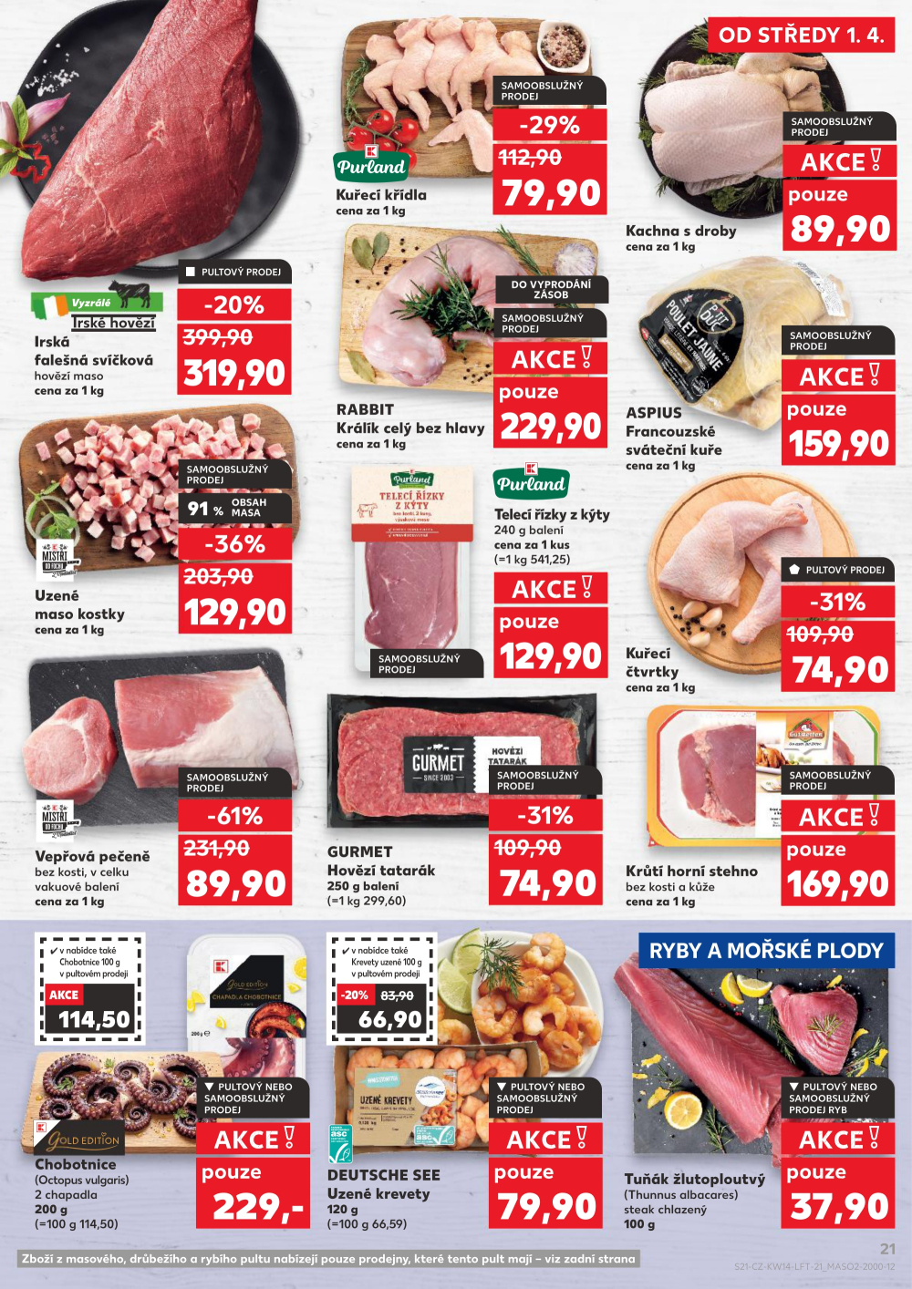 Leták Kaufland leták Zlín - Čepkov - strana 21