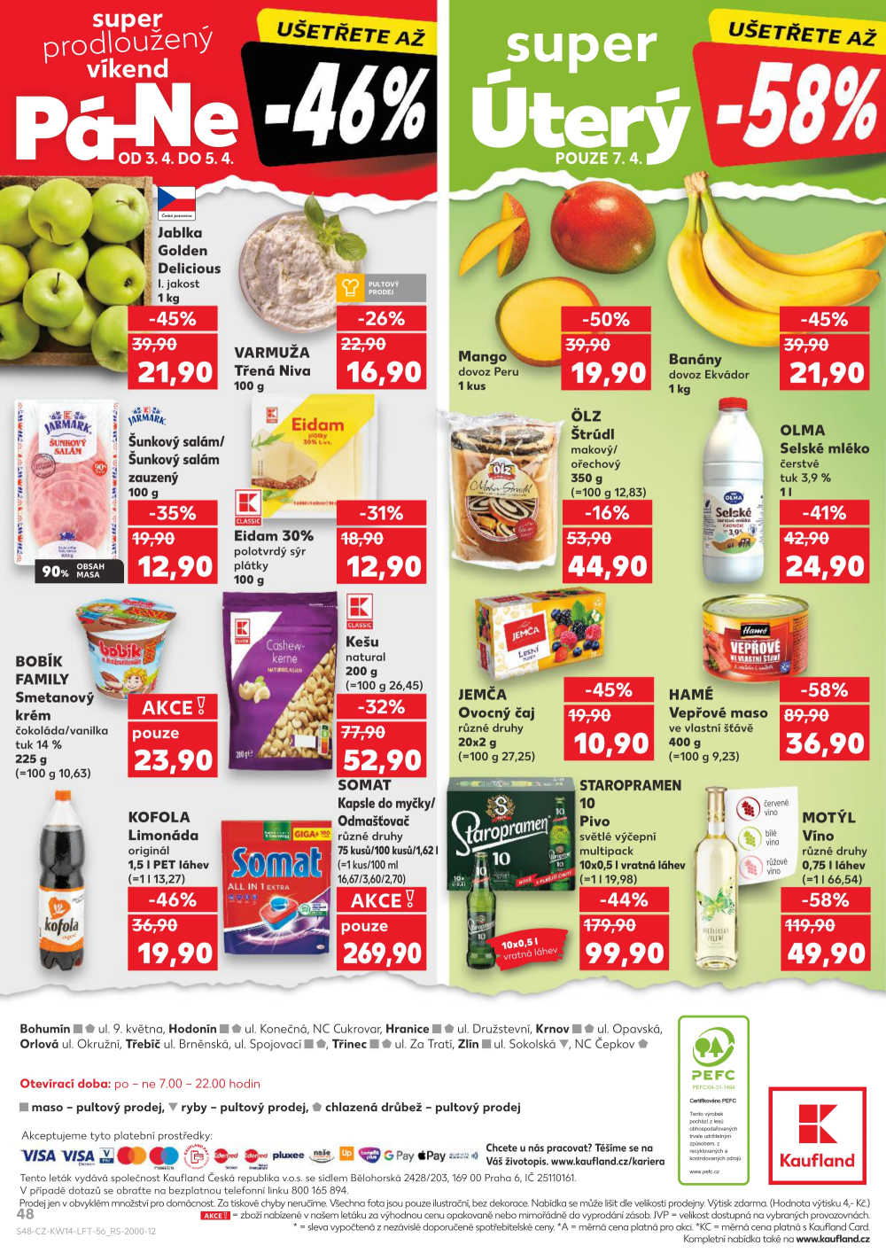 Leták Kaufland leták Zlín - Čepkov - strana 48