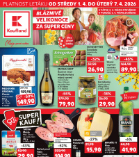 Akční leták Kaufland  Praha 6 - Podbaba