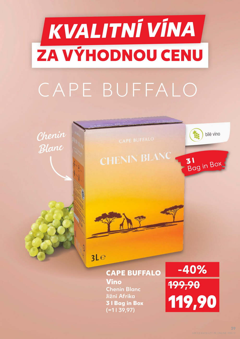 Leták Kaufland České Budějovice, Milady Horákové - strana 39