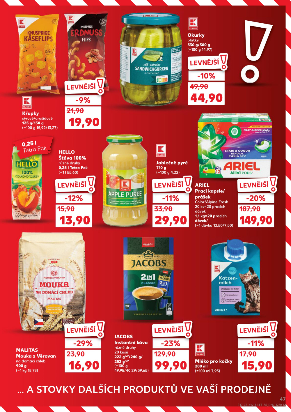 Leták Kaufland Turnov, Sobotecká - strana 47
