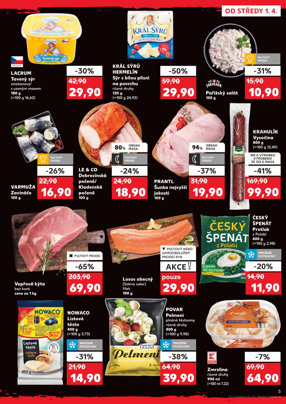 Leták Kaufland leták Přerov - Lýsky - strana 3