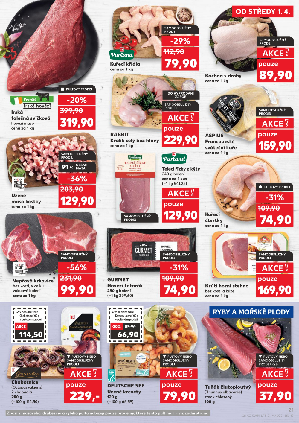 Leták Kaufland leták Praha 5 - Stodůlky - strana 21