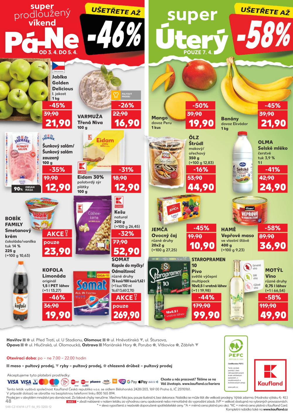 Leták Kaufland leták Olomouc, Štursova - strana 48