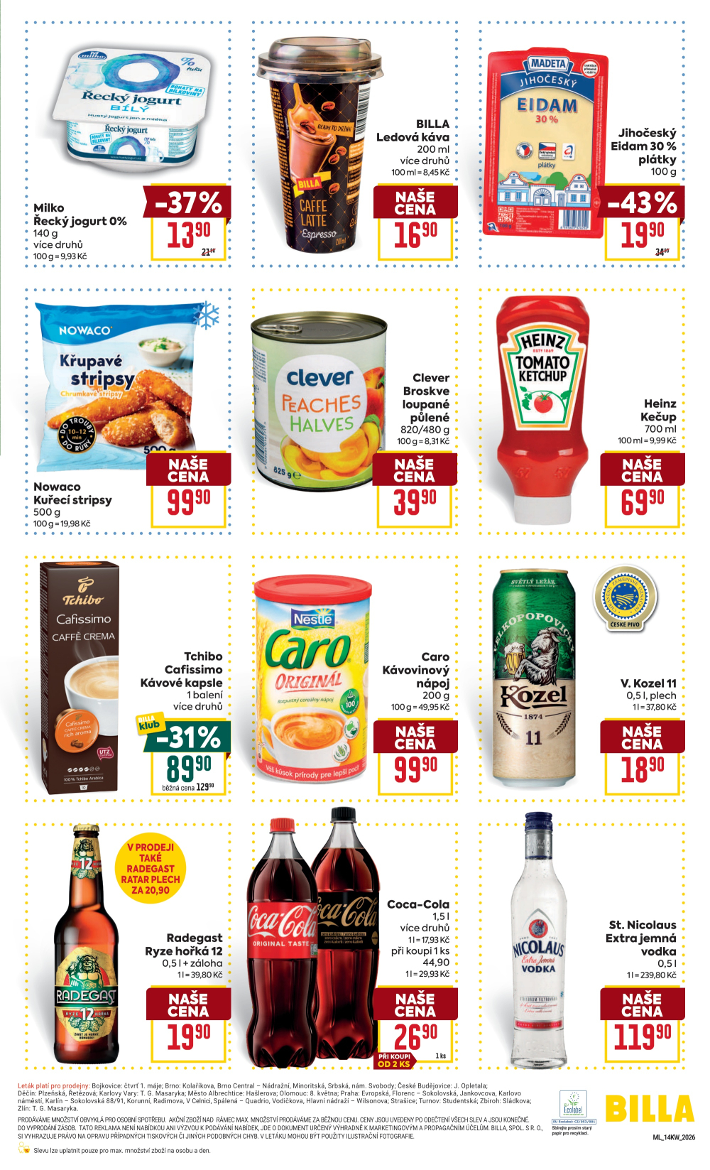 Leták BILLA malý leták - strana 3