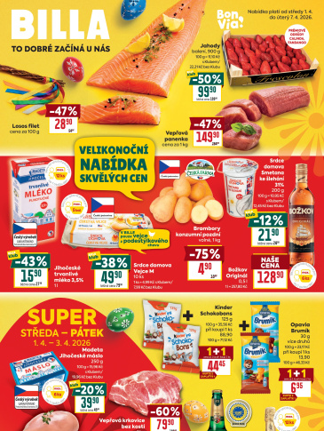 BILLA velký leták