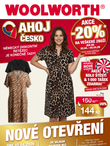 Woolworth leták - Jindřichův Hradec