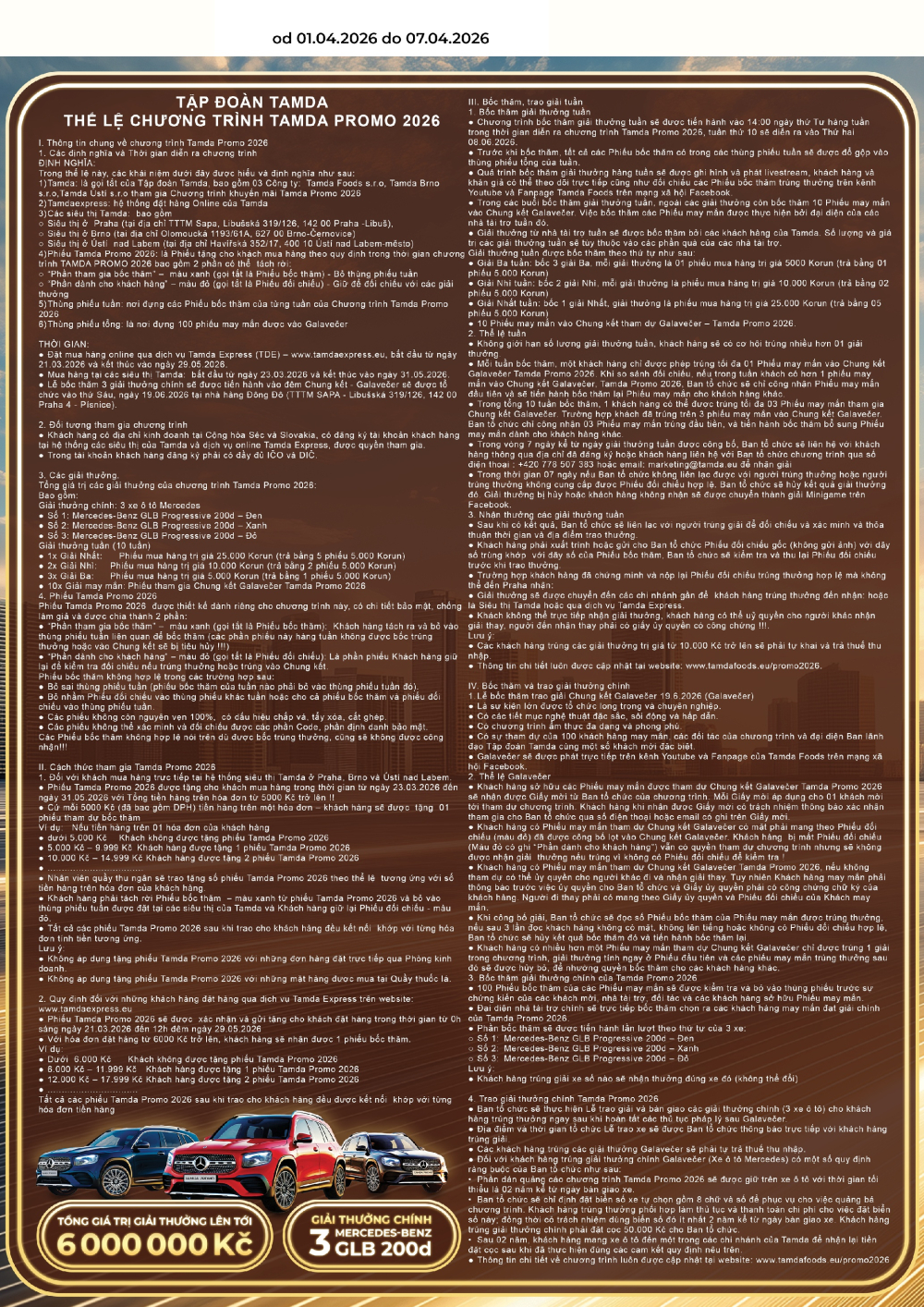 Leták TAMDA FOODS leták - strana 2