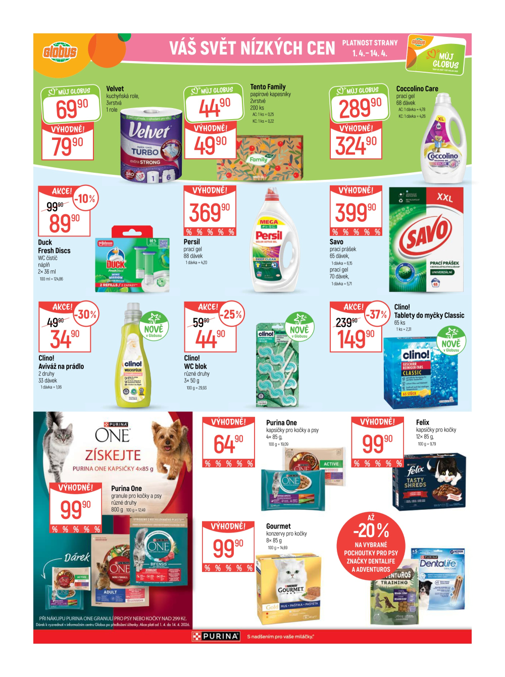 Leták Globus leták Praha - Černý Most - strana 28