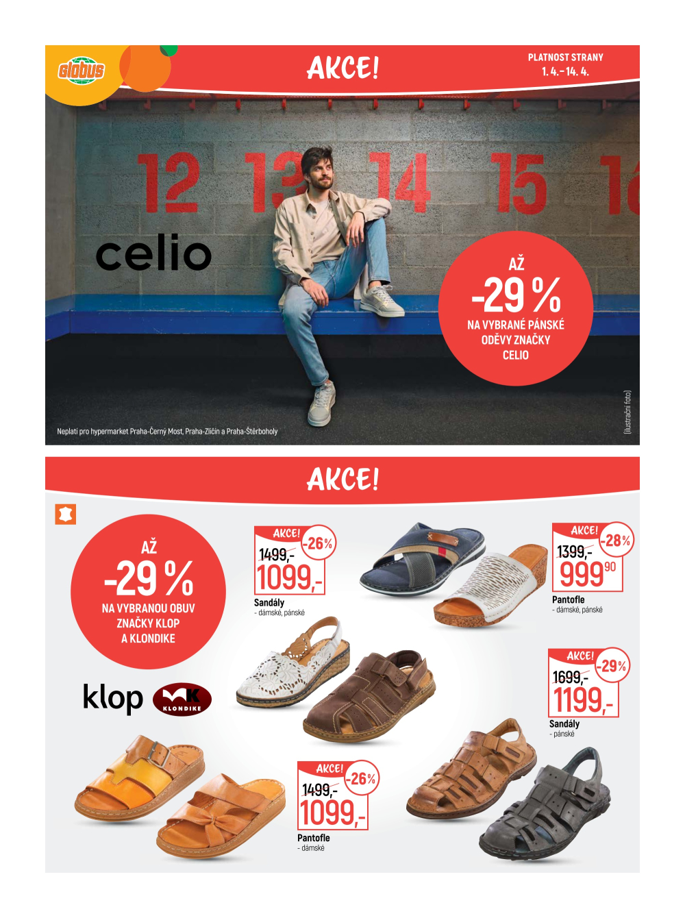 Leták Globus leták Praha - Černý Most - strana 35