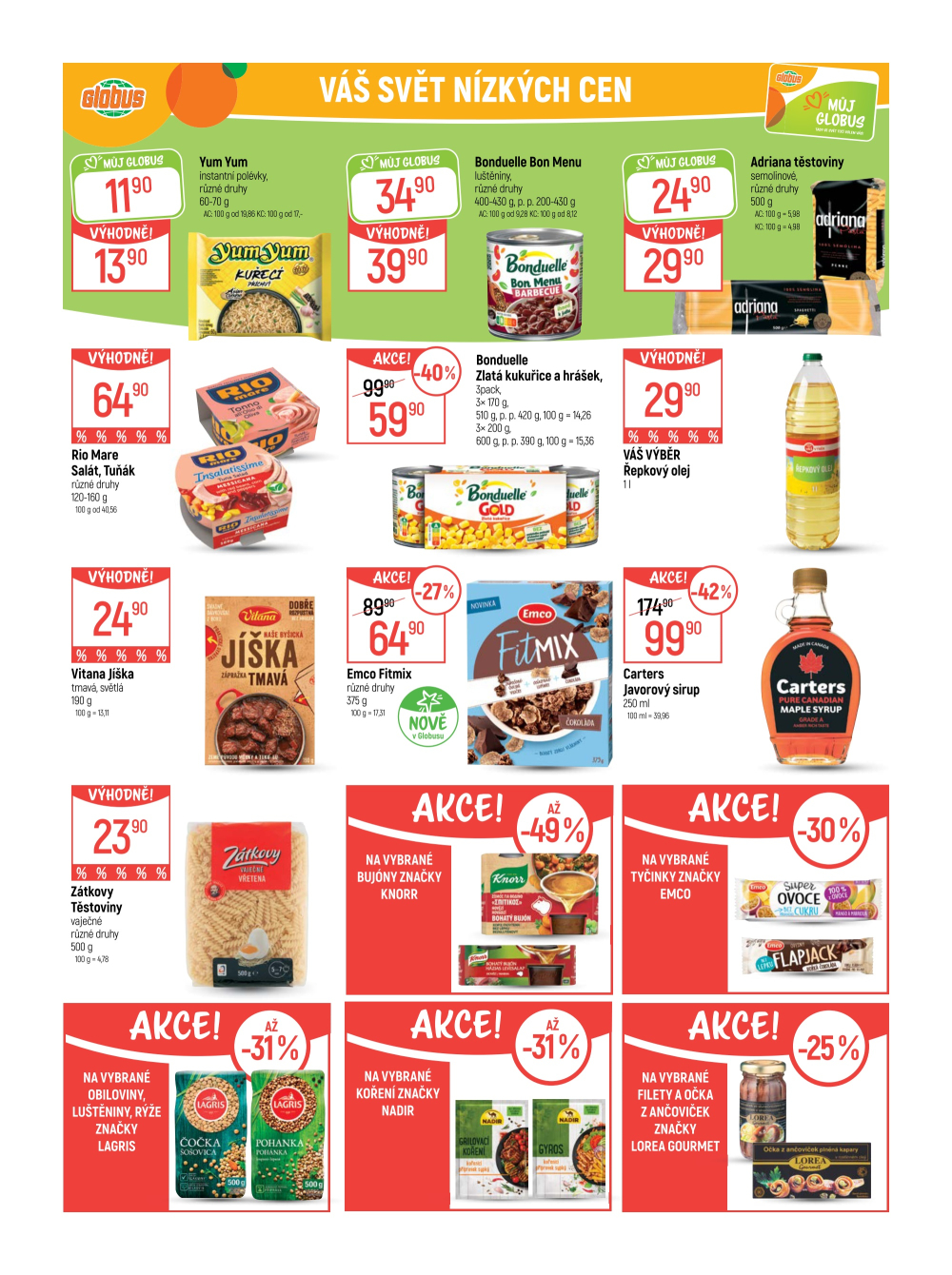 Leták Globus leták Praha - Zličín - strana 22