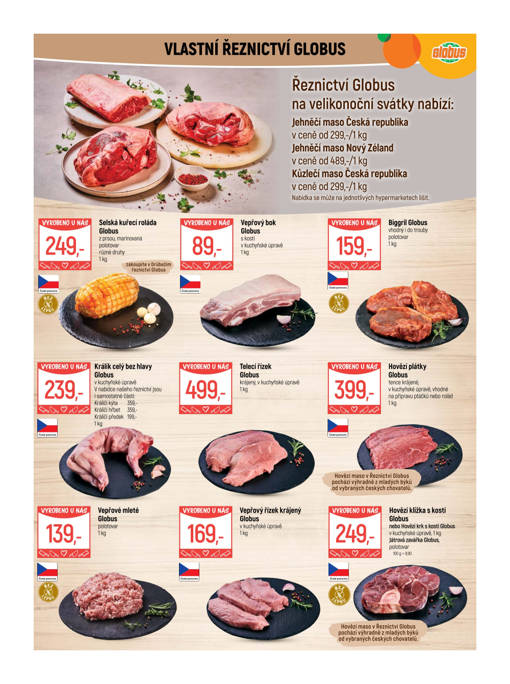 Leták Globus leták Praha - Zličín - strana 4