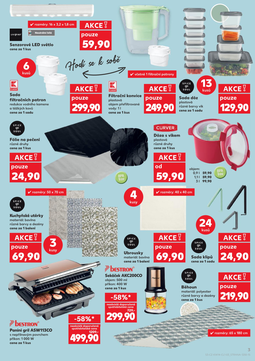 Leták Kaufland leták - Spotřební zboží - strana 3