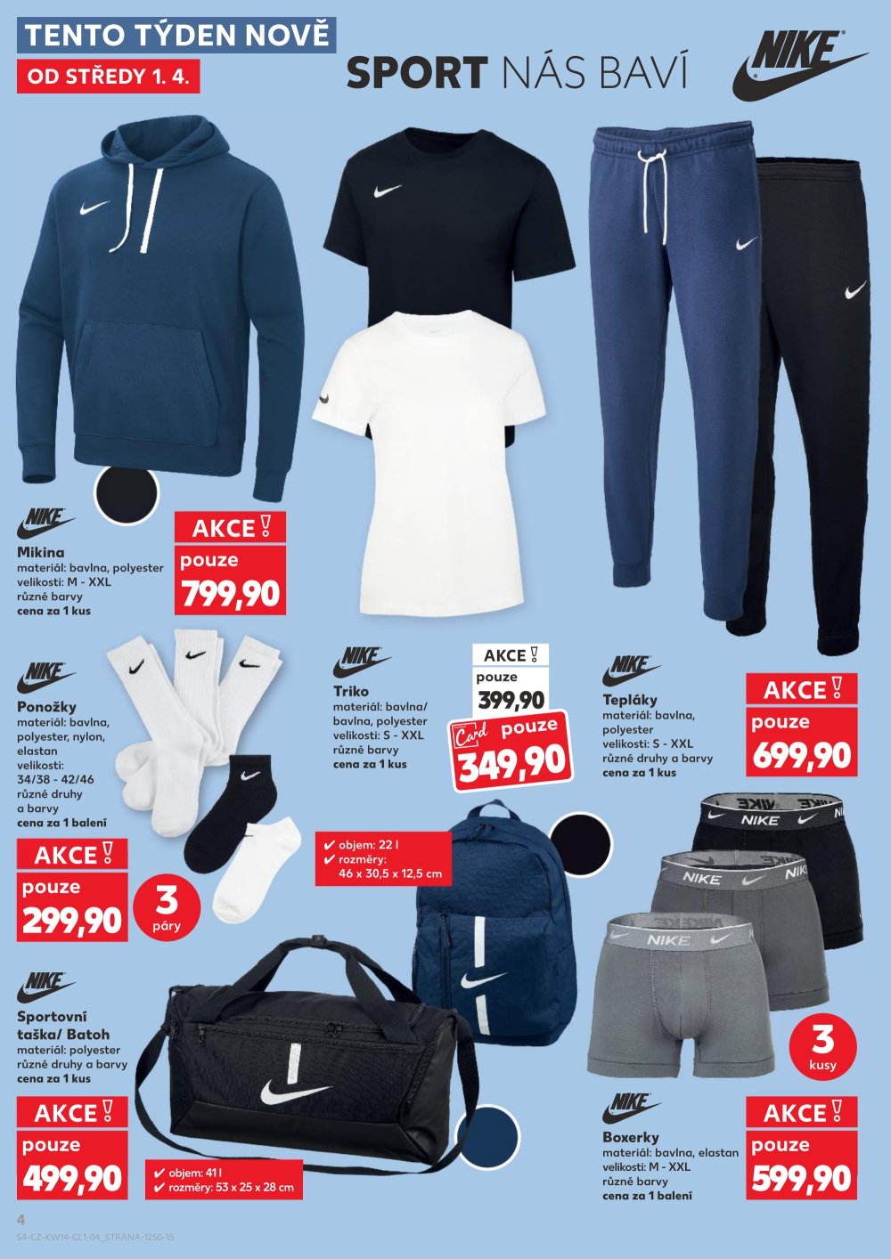 Leták Kaufland leták - Spotřební zboží - strana 4