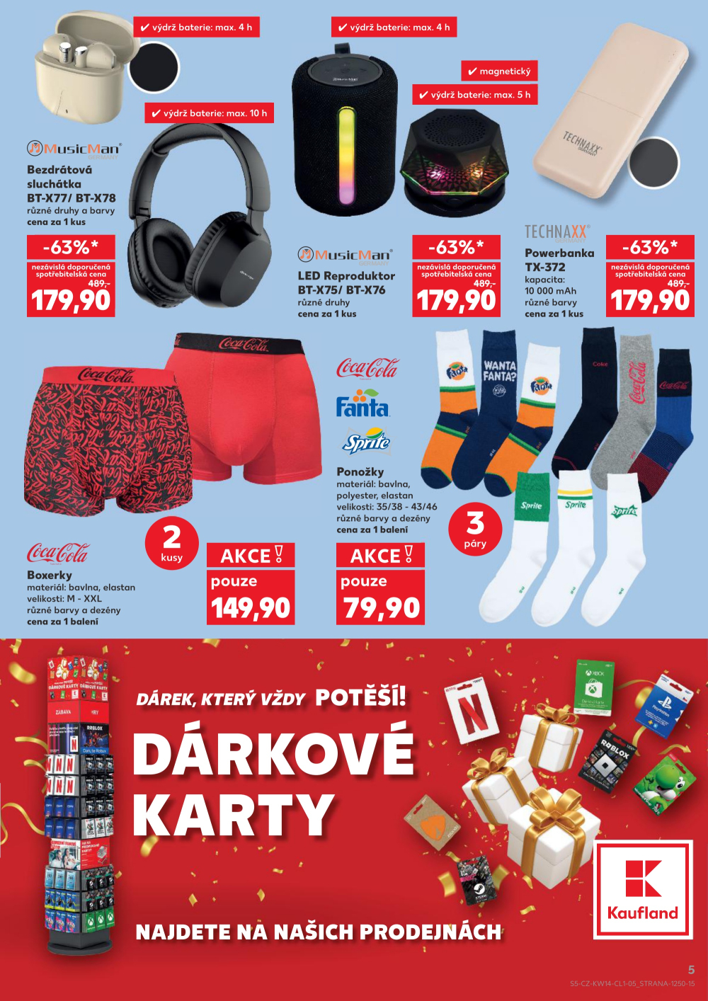 Leták Kaufland leták - Spotřební zboží - strana 5