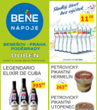 Akční leták BENE NÁPOJE 