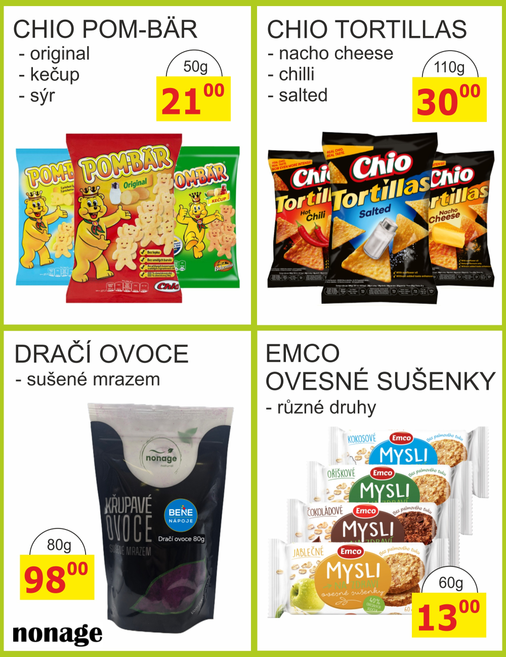 Leták BENE NÁPOJE leták - strana 21