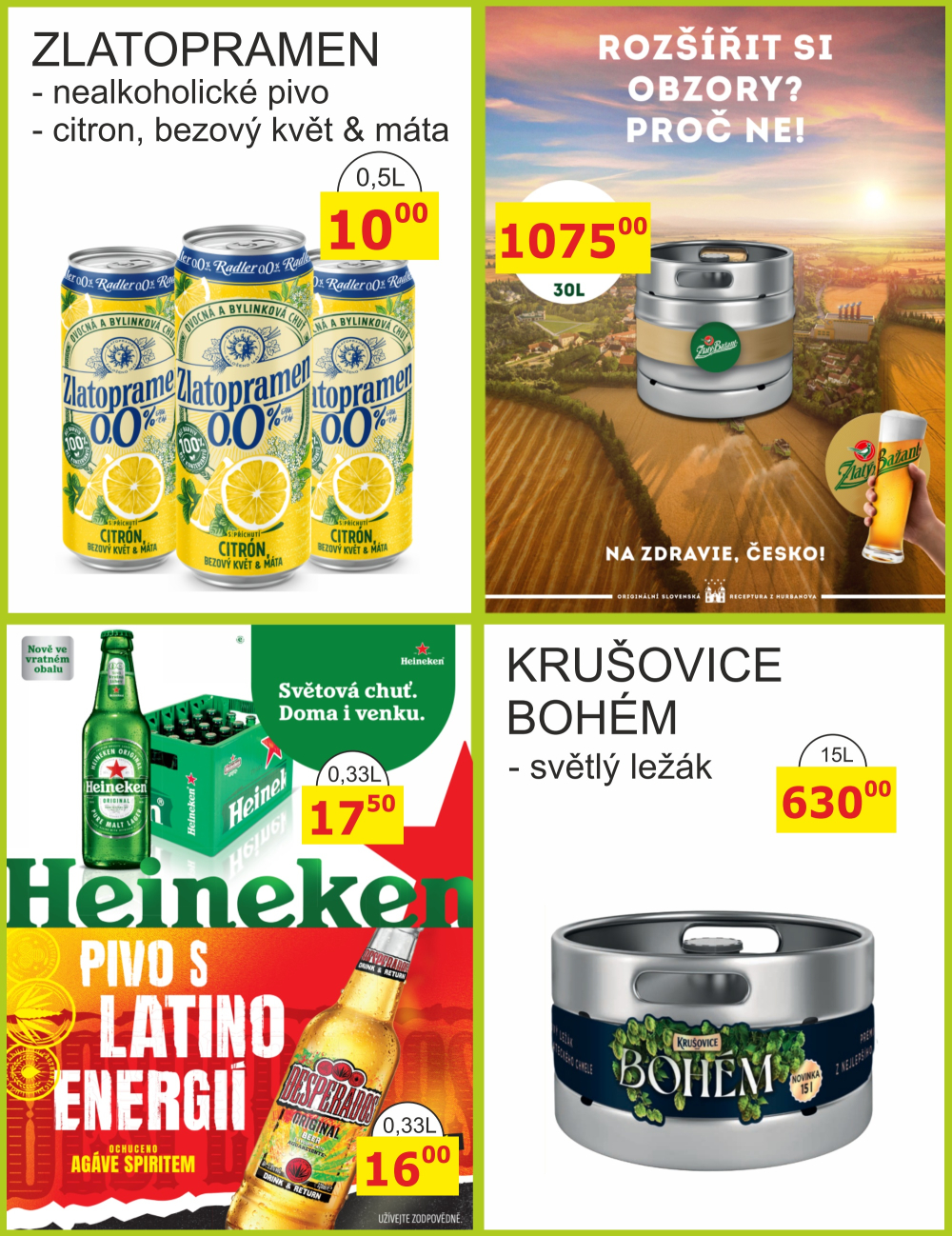 Leták BENE NÁPOJE leták - strana 23