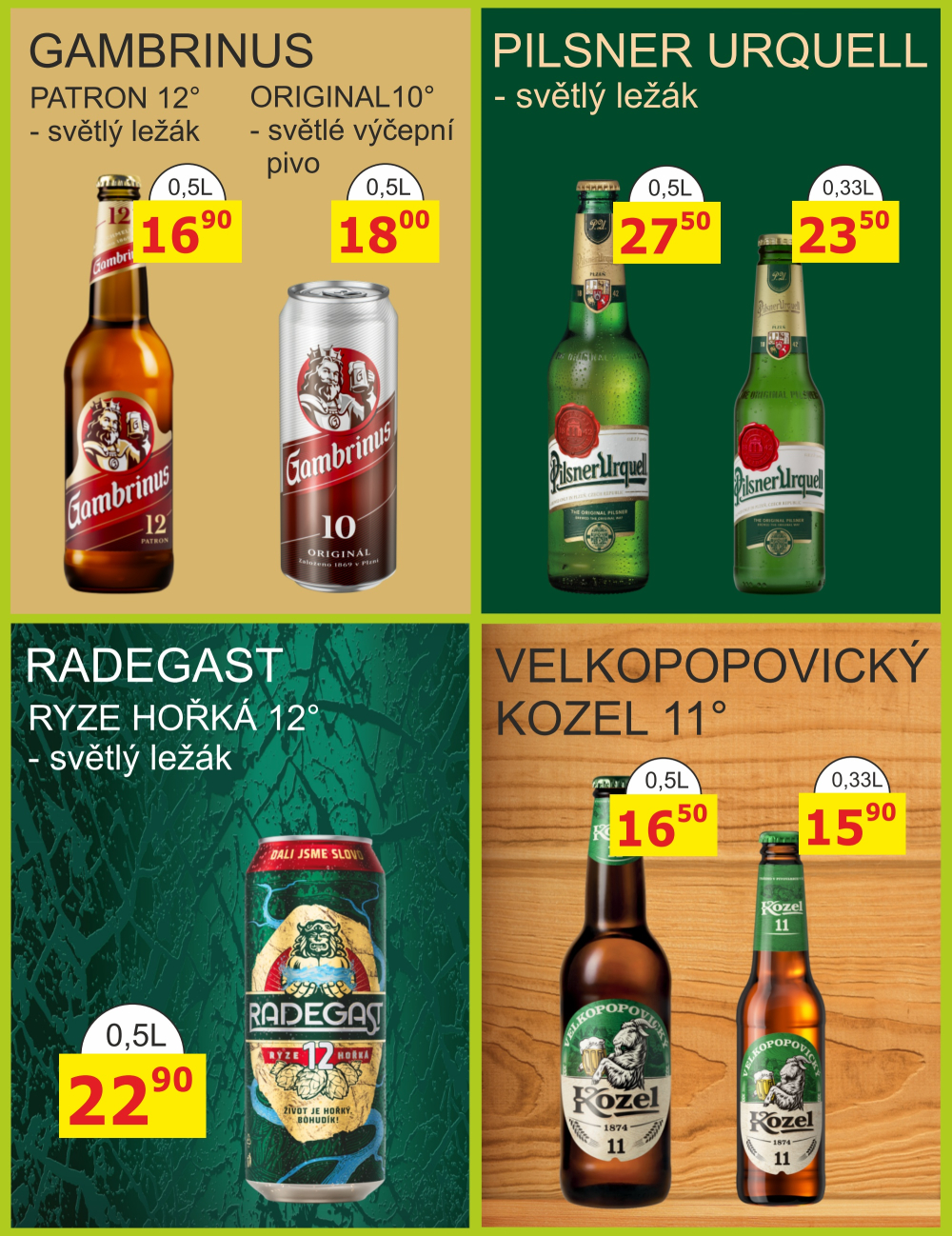 Leták BENE NÁPOJE leták - strana 24