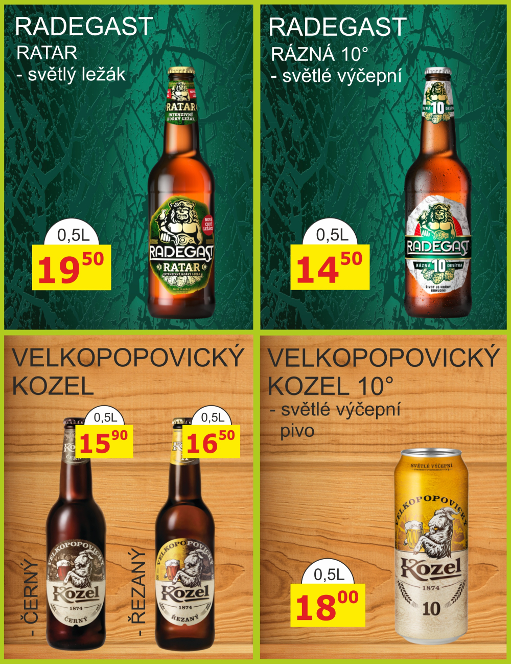 Leták BENE NÁPOJE leták - strana 25